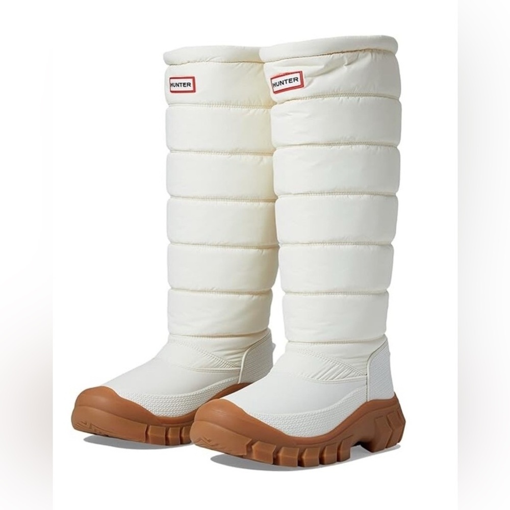 Hunter Women's Intrepid Tall Snow Boots White Size 9 NIB 👢❄️☃️🤍HOST PICK! 🌟 - Picture 6 of 15